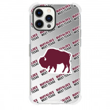West Texas A&M University Buffaloes Phone Case For iPhone and Samsung Galaxy Devices - West Texas A&M University Buffaloes College Football Medley Monogram Wordmark