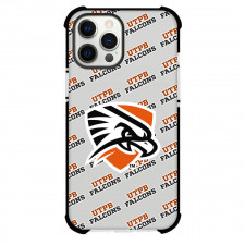University of Texas Permian Basin Falcons Phone Case For iPhone and Samsung Galaxy Devices - University of Texas Permian Basin Falcons College Football Medley Monogram Wordmark