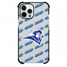 Thomas More University Saints Phone Case For iPhone and Samsung Galaxy Devices - Thomas More University Saints College Football Medley Monogram Wordmark
