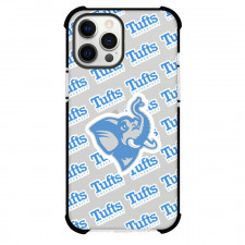 Tufts University Jumbos Phone Case For iPhone and Samsung Galaxy Devices - Tufts University Jumbos College Football Medley Monogram Wordmark