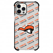 Tusculum University Pioneers Phone Case For iPhone and Samsung Galaxy Devices - Tusculum University Pioneers College Football Medley Monogram Wordmark