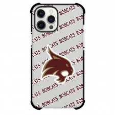 Texas State Bobcats Phone Case For iPhone and Samsung Galaxy Devices - Texas State Bobcats College Football Medley Monogram Wordmark