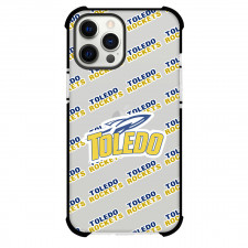 Toledo Rockets Phone Case For iPhone and Samsung Galaxy Devices - Toledo Rockets College Football Medley Monogram Wordmark