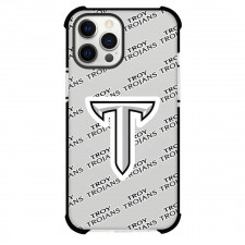 Troy Trojans Phone Case For iPhone and Samsung Galaxy Devices - Troy Trojans College Football Medley Monogram Wordmark