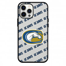 UC Davis Aggies Phone Case For iPhone and Samsung Galaxy Devices - University of California, Davis Aggies College Football Medley Monogram Wordmark
