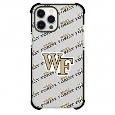 Wake Forest Demon Deacons Phone Case For iPhone and Samsung Galaxy Devices - Wake Forest Demon Deacons College Football Medley Monogram Wordmark