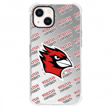 Wesleyan University Cardinals Phone Case For iPhone and Samsung Galaxy Devices - Wesleyan University Cardinals College Football Medley Monogram Wordmark