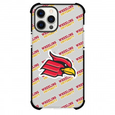 Wheeling University Cardinals Phone Case For iPhone and Samsung Galaxy Devices - Wheeling University Cardinals College Football Medley Monogram Wordmark