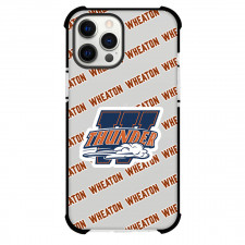 Wheaton (Illinois) College Thunder Phone Case For iPhone and Samsung Galaxy Devices - Wheaton (Illinois) College Thunder College Football Medley Monogram Wordmark