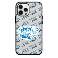 Widener University Pride Phone Case For iPhone and Samsung Galaxy Devices - Widener University Pride College Football Medley Monogram Wordmark
