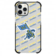 Wilkes University Colonels Phone Case For iPhone and Samsung Galaxy Devices - Wilkes University Colonels College Football Medley Monogram Wordmark