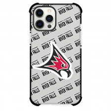 Wisconsin?River Falls University Falcons Phone Case For iPhone and Samsung Galaxy Devices - Wisconsin?River Falls University Falcons College Football Medley Monogram Wordmark
