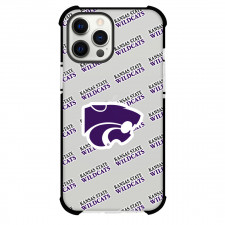 Kansas State Wildcats Phone Case For iPhone and Samsung Galaxy Devices - Kansas State Wildcats College Football Medley Monogram Wordmark