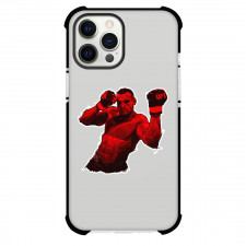 UFC Michael Chandler Phone Case For iPhone and Samsung Galaxy Devices - Michael Chandler Red Illustration Sticker
