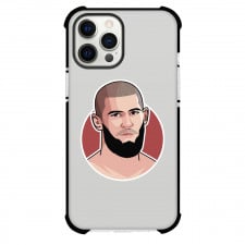 UFC Khamzat Chimaev Phone Case For iPhone and Samsung Galaxy Devices - Khamzat Chimaev Avatar Minimalist Sticker