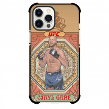 UFC Ciryl Gane Phone Case For iPhone and Samsung Galaxy Devices - Ciryl Gane Standing Bob Venables Illustration