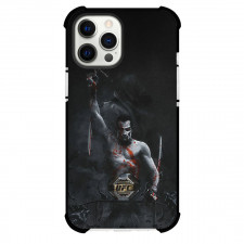 UFC Tony Ferguson Phone Case For iPhone and Samsung Galaxy Devices - Tony Ferguson Standing Grayscale Digital Art Poster