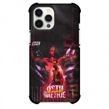 UFC Justin Gaethje Phone Case For iPhone and Samsung Galaxy Devices - Justin Gaethje Shouting The Highlight Digital Art