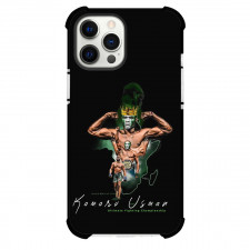 UFC Kamaru Usman Phone Case For iPhone and Samsung Galaxy Devices - Kamaru Usman The King On Black Background