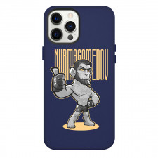 UFC Khabib Nurmagomedov Phone Case For iPhone and Samsung Galaxy Devices - Khabib Nurmagomedov Standing Cartoon Sticker Art