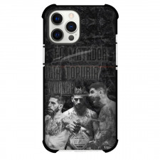 UFC Ilia Topuria Phone Case For iPhone and Samsung Galaxy Devices - Ilia Topuria Celebrations Grayscale Art