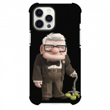 UP Carl Case For iPhone Samsung Galaxy Pixel OnePlus Vivo Xiaomi Asus Sony Motorola Nokia - Carl Smiling Black Background