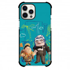 UP Case For iPhone Samsung Galaxy Pixel OnePlus Vivo Xiaomi Asus Sony Motorola Nokia - Carl and Russell Holding Hands Minimalist Comic Art