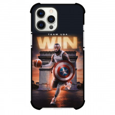 United States National Basketball Team 2025 Lebron James Case For iPhone Samsung Galaxy Pixel OnePlus Vivo Xiaomi Asus Sony Motorola Nokia - Lebron James Captain America Shield Win Poster