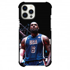 United States National Basketball Team 2024 Lebron James Case For iPhone Samsung Galaxy Pixel OnePlus Vivo Xiaomi Asus Sony Motorola Nokia - Lebron James Fierce Portrait