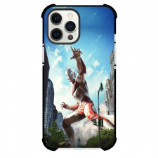 Ultraman Ultraman Powered For iPhone Samsung Galaxy Pixel OnePlus Vivo Xiaomi Asus Sony Motorola Nokia - Ultraman Powered Standing In City Portrait