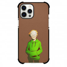 Youtuber Dream Phone Case For iPhone and Samsung Galaxy Devices - Dream Standing Brown Background