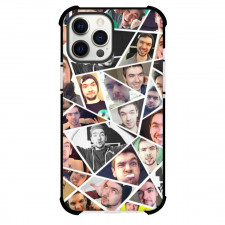 Youtuber Jacksepticeye Phone Case For iPhone and Samsung Galaxy Devices - Jackeye Collage White Line Background