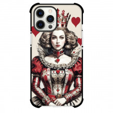 Valentines Day Phone Case For iPhone and Samsung Galaxy Devices - Valentines Day Queen Of Heart Illustration