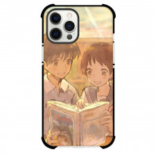 Whisper of The Heart Case For iPhone Samsung Galaxy Pixel OnePlus Vivo Xiaomi Asus Sony Motorola Nokia - Whisper of The Heart Shizuku And Seiji Reading Book