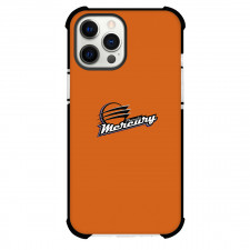 WNBA Phoenix Mercury Phone Case For iPhone Samsung Galaxy Pixel OnePlus Vivo Xiaomi Asus Sony Motorola Nokia - Phoenix Mercury Logo On Orange Background