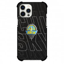 WNBA Chicago Sky Phone Case For iPhone Samsung Galaxy Pixel OnePlus Vivo Xiaomi Asus Sony Motorola Nokia - Chicago Sky Logo On Black Background