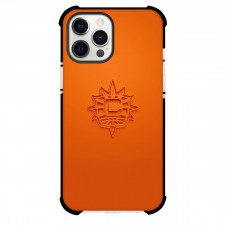WNBA Connecticut Sun Phone Case For iPhone Samsung Galaxy Pixel OnePlus Vivo Xiaomi Asus Sony Motorola Nokia - Connecticut Sun 3D Logo On Orange Background