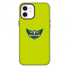 WNBA Dallas Wings Phone Case For iPhone Samsung Galaxy Pixel OnePlus Vivo Xiaomi Asus Sony Motorola Nokia - Dallas Wings Logo On Lime Green Background