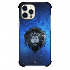 World of Warcraft Phone Case For iPhone Samsung Galaxy Pixel OnePlus Vivo Xiaomi Asus Sony Motorola Nokia - Alliance Logo On World Map Poster