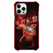 WWE AJ Style Phone Case For iPhone Samsung Galaxy Pixel OnePlus Vivo Xiaomi Asus Sony Motorola Nokia - AJ Style Fierce Neon Portrait Champion Poster