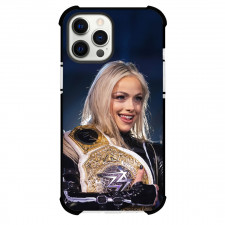 WWE Liv Morgan Phone Case For iPhone Samsung Galaxy Pixel OnePlus Vivo Xiaomi Asus Sony Motorola Nokia - WWE Liv Morgan Portrait With Title Belts Poster