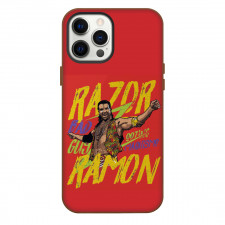 WWE Razor Ramon Phone Case For iPhone Samsung Galaxy Pixel OnePlus Vivo Xiaomi Asus Sony Motorola Nokia - Oozing Machismo Retro Poster