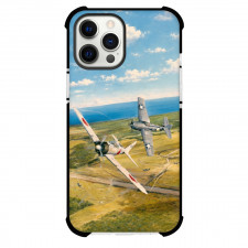 World War 1 Flying Aces Phone Case For iPhone Samsung Galaxy Pixel OnePlus Vivo Xiaomi Asus Sony Motorola Nokia - World War 1 Zero Encounter Poster