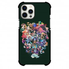 Wakfu Phone Case For iPhone Samsung Galaxy Pixel OnePlus Vivo Xiaomi Asus Sony Motorola Nokia - Wakfu Anime Art Of 50 Characters On Black Background