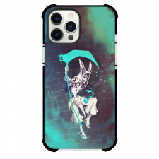 Wakfu Qilby Phone Case For iPhone Samsung Galaxy Pixel OnePlus Vivo Xiaomi Asus Sony Motorola Nokia - Wakfu Qilby Illustration Art On Break Wall Background