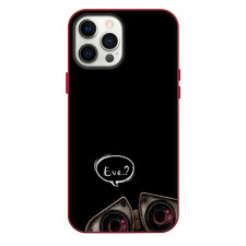 Wall E Eve Phone Case For iPhone Samsung Galaxy Pixel OnePlus Vivo Xiaomi Asus Sony Motorola Nokia - Wall E Eve Peeking On Dark Background