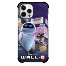 Wall E Phone Case For iPhone Samsung Galaxy Pixel OnePlus Vivo Xiaomi Asus Sony Motorola Nokia - Wall E And Eve On City Background