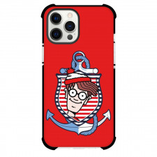 Where Is Wally For iPhone Samsung Galaxy Pixel OnePlus Vivo Xiaomi Asus Sony Motorola Nokia - Wally Avatar Red Background