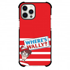 Where Is Wally For iPhone Samsung Galaxy Pixel OnePlus Vivo Xiaomi Asus Sony Motorola Nokia - Wally Portrait Red Stripes Background