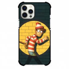 Where Is Wally For iPhone Samsung Galaxy Pixel OnePlus Vivo Xiaomi Asus Sony Motorola Nokia - Wally In Spotlight Illustration
